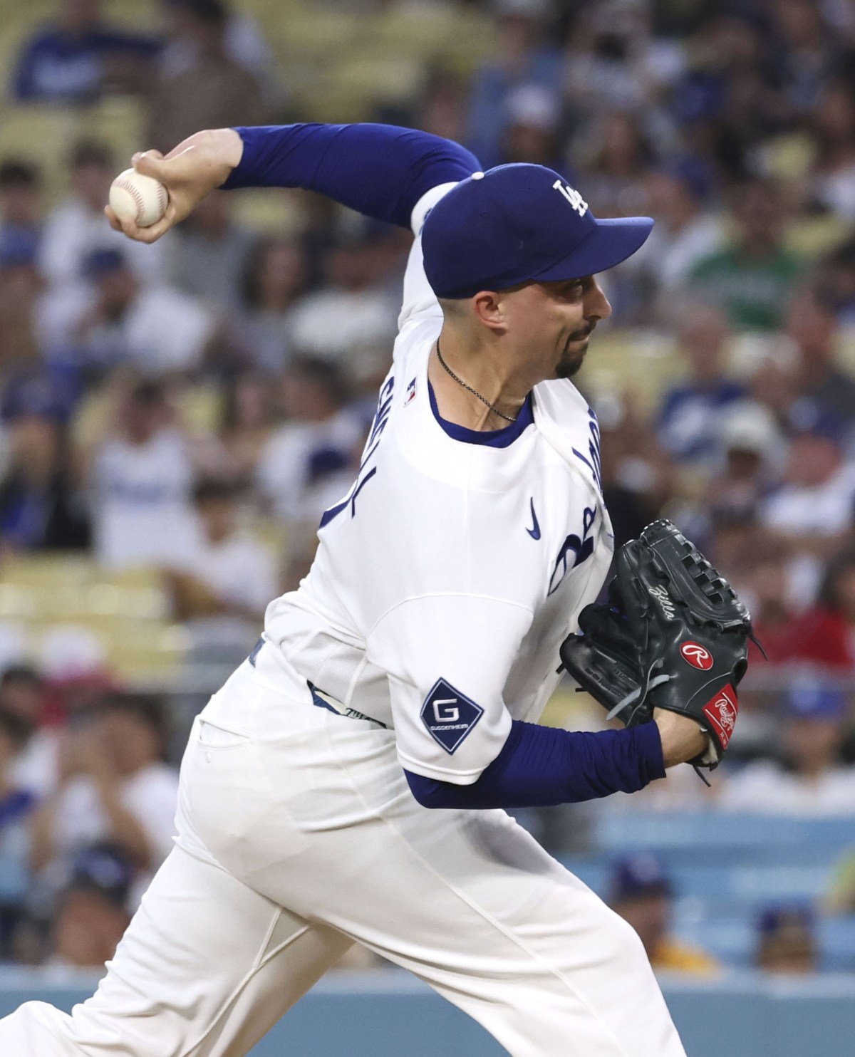 ナショナルズ戦に先発したドジャースのスネル＝ロサンゼルス（共同）