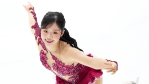 「最もかわいい金メダル獲得者」中井亜美、自己ベスト更新で優勝　華やかショットに「可愛いすぎる！！」