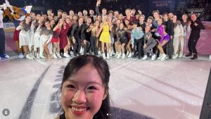 中井亜美（18）、坂本花織の“セルフィー記念撮影”を継承！　胸熱展開にファン感動「あみちゃんが引き継いでるの嬉しー」